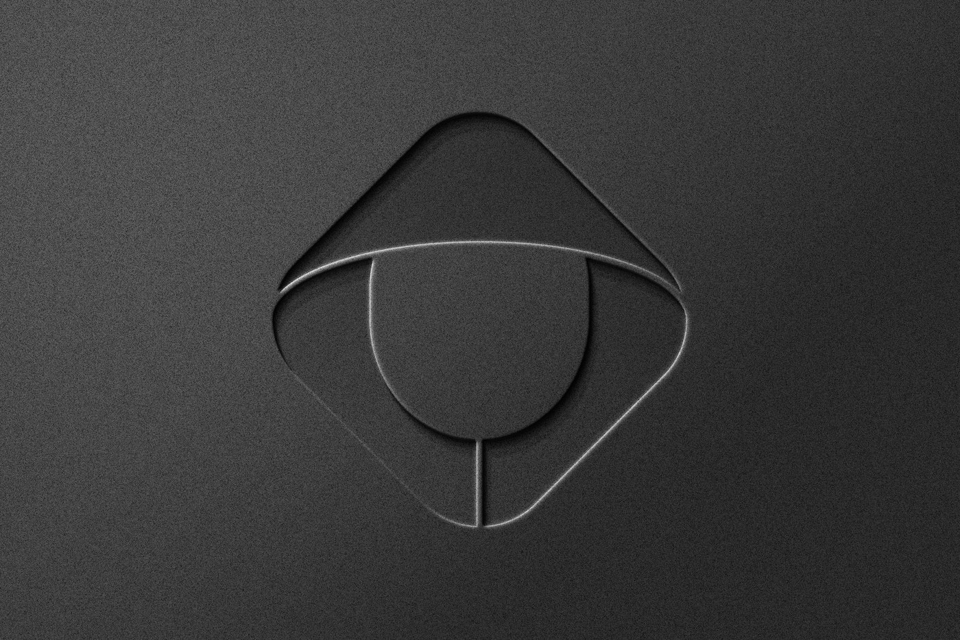 PseudoMate-Box – debossed PseudoMate-Logo
